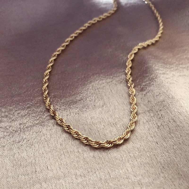 Buy More, Save More Huggie Earrings Kelcy - Rope Chain Necklace