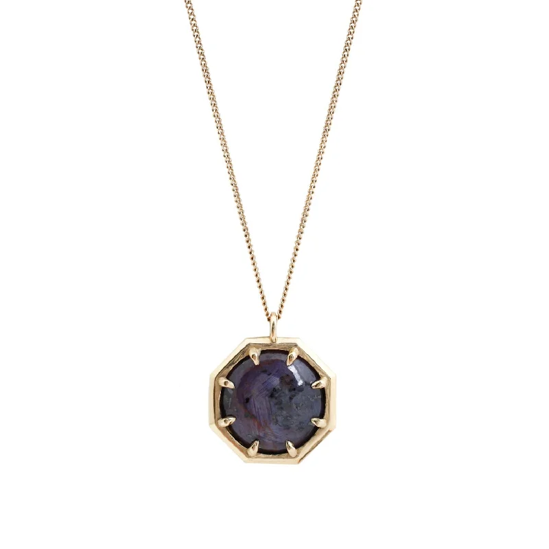 Season - End Clearance Stylish Pendant Ruby Cabochon Necklace
