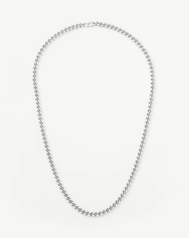 Be the First to Rock the Latest Trends Antique Bracelet Mens Flat Curb Chain Necklace | Silver Plated Be the First to Rock the Latest Trends Antique Bracelet Mens Flat Curb Chain Necklace | Silver Plated