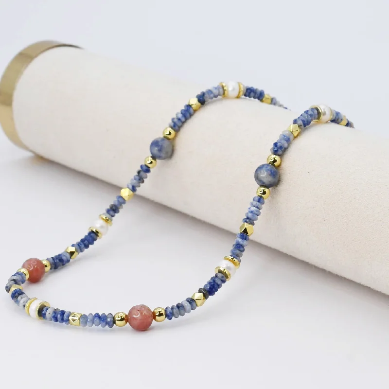 Black Friday - Style Deals All Week Long Crystal Pendant Ocean Blue Gemstone N17