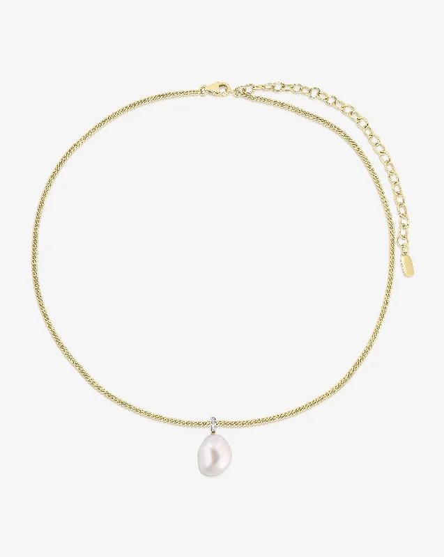 Exclusive Members - Only Sale Fashionable Earrings Organic Pearl + Pavé Choker