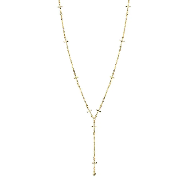 Clearance Sale Sapphire Pendant 1928 Jewelry Cross Chain Y Necklace 15" + 3" Extender Clearance Sale Sapphire Pendant 1928 Jewelry Cross Chain Y Necklace 15" + 3" Extender