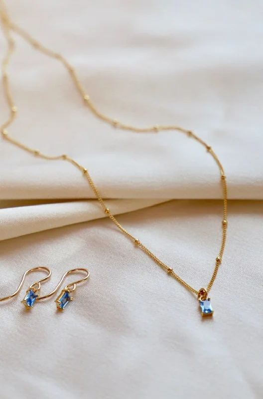 Limited - Edition Collections Now on Sale Unique Pendant SOMETHING BLUE NECKLACE