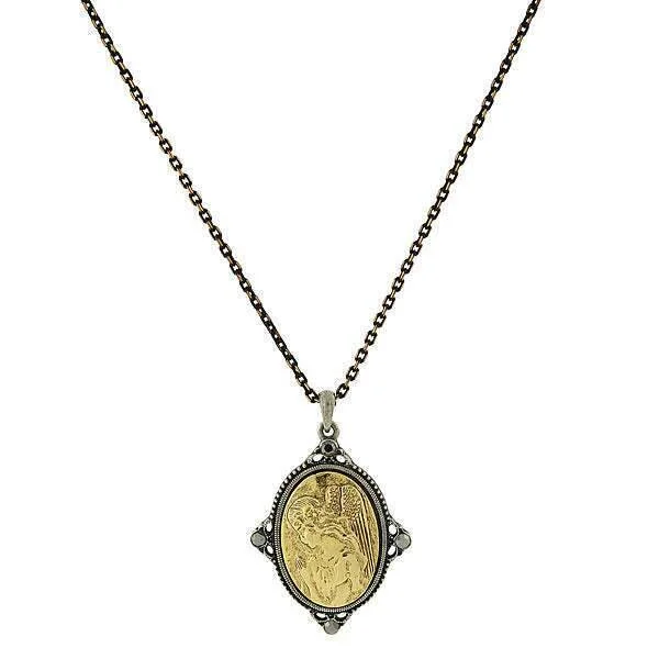 Buy More, Save More Onyx Bracelet Symbols Of Faith Guardian Angel Pendant Necklace 16" + 3" Extender Buy More, Save More Onyx Bracelet Symbols Of Faith Guardian Angel Pendant Necklace 16" + 3" Extender