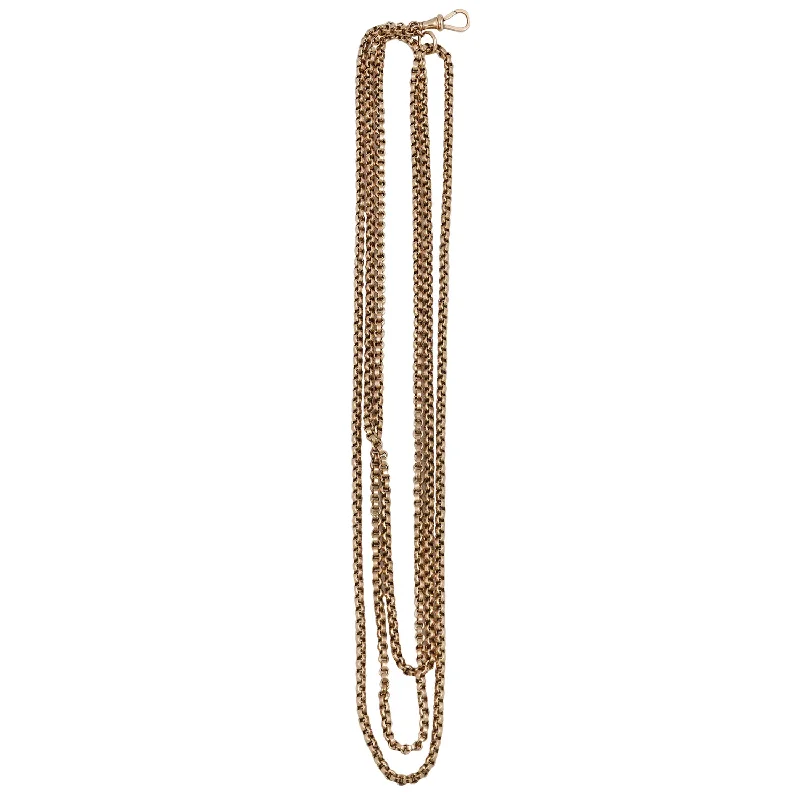 New Arrivals Opal Ring Victorian Long Guard Chain