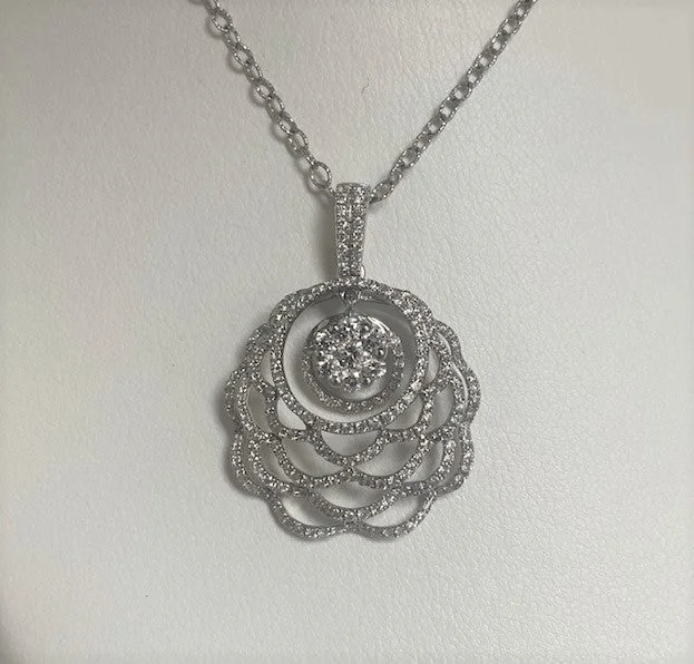Be the First to Rock the Latest Trends Stylish Pendant 14kt White Gold Diamond Pendant Be the First to Rock the Latest Trends Stylish Pendant 14kt White Gold Diamond Pendant