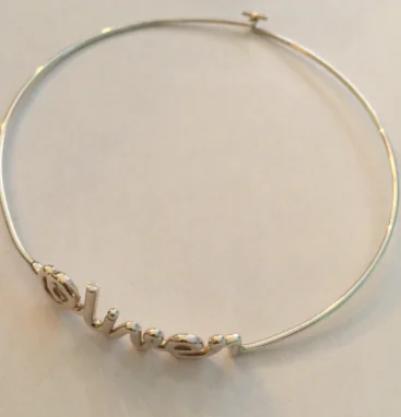 Flash Sale Charm Bracelet Gold Choker with Custom Name (Customizable)