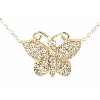 Be the First to Rock the Latest Trends Wedding Jewelry Closed Pave Diamond Butterfly Necklace Be the First to Rock the Latest Trends Wedding Jewelry Closed Pave Diamond Butterfly Necklace