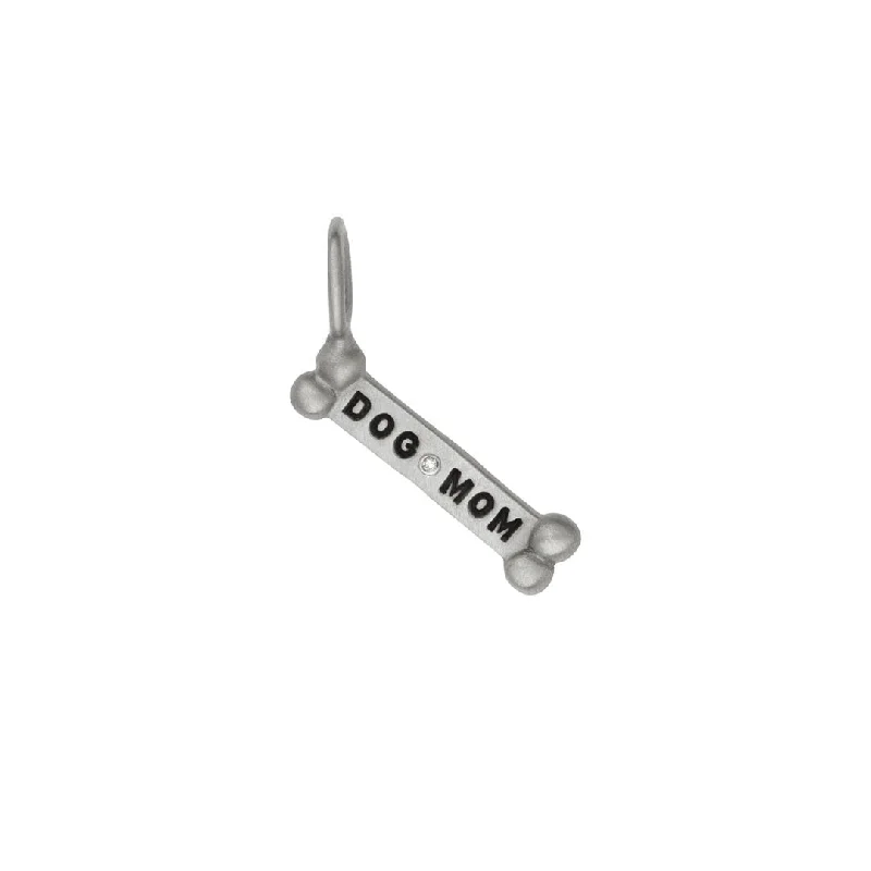 Shop Comfortably at Home Wedding Band Diamond Sterling Silver Dog Bone Pendant