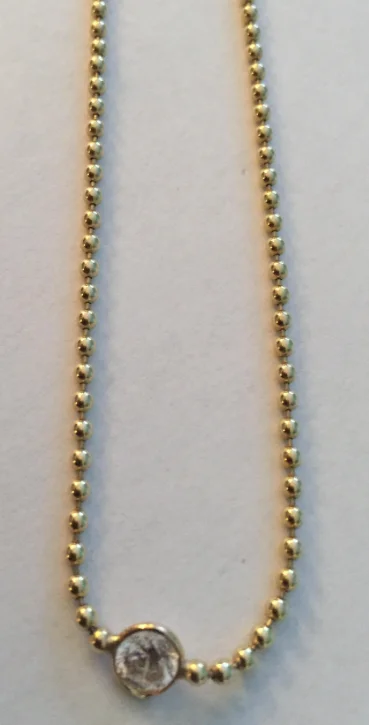 New Arrivals Gold Earrings Gold necklace with Pave Diamond