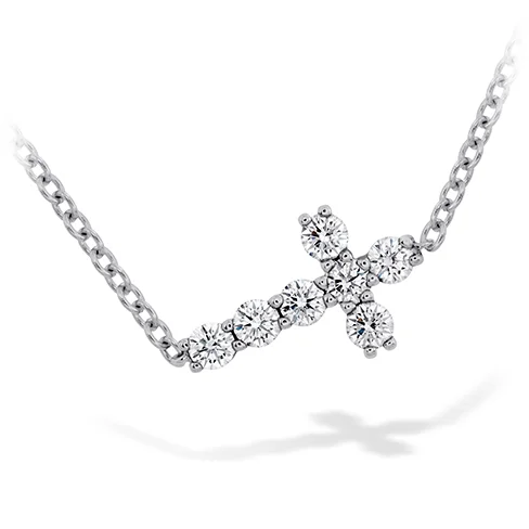 Black Friday - Style Deals All Week Long Designer Jewelry Hearts On Fire Charmed Horizontal Diamond Cross Necklace Black Friday - Style Deals All Week Long Designer Jewelry Hearts On Fire Charmed Horizontal Diamond Cross Necklace