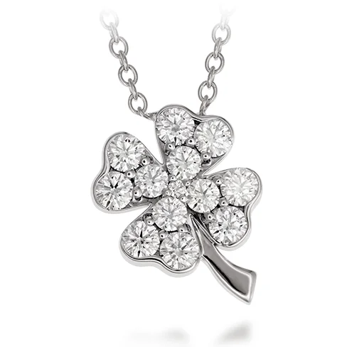 Don't Miss Your Chance Black Pearl Necklace Hearts On Fire Clover Pendant Necklace Don't Miss Your Chance Black Pearl Necklace Hearts On Fire Clover Pendant Necklace