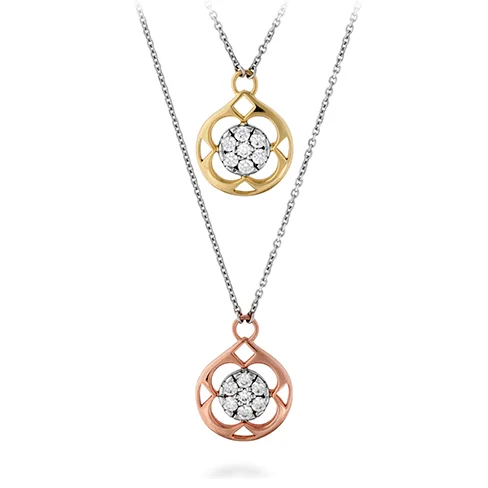 Season - End Clearance Rose Gold Ring Hearts On Fire Copley Pave Double Pendant Necklace Season - End Clearance Rose Gold Ring Hearts On Fire Copley Pave Double Pendant Necklace