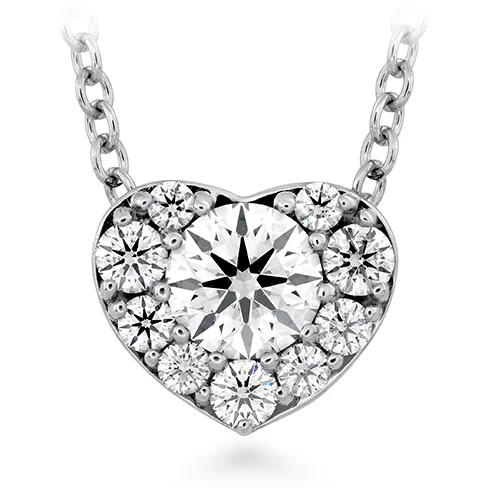 Big Savings, Big Smiles Diamond Studs Hearts On Fire Fulfillment Heart Pendant Necklace Big Savings, Big Smiles Diamond Studs Hearts On Fire Fulfillment Heart Pendant Necklace