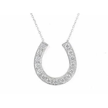 Shop Now, Save Big Bucks Adjustable Bracelet Large Diamond Horseshoe Necklace (as seen on "Sex and the City") Shop Now, Save Big Bucks Adjustable Bracelet Large Diamond Horseshoe Necklace (as seen on "Sex and the City")