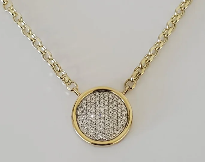 Don't Miss Your Chance Rose Gold Earrings 14kt Yellow Gold Diamond Necklace