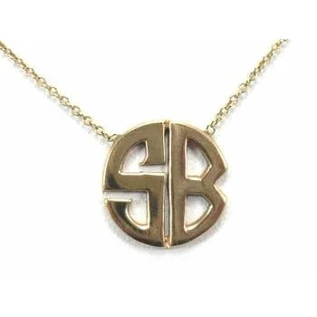 Clearance Sale Infinity Ring Gold Deco Initial Necklace