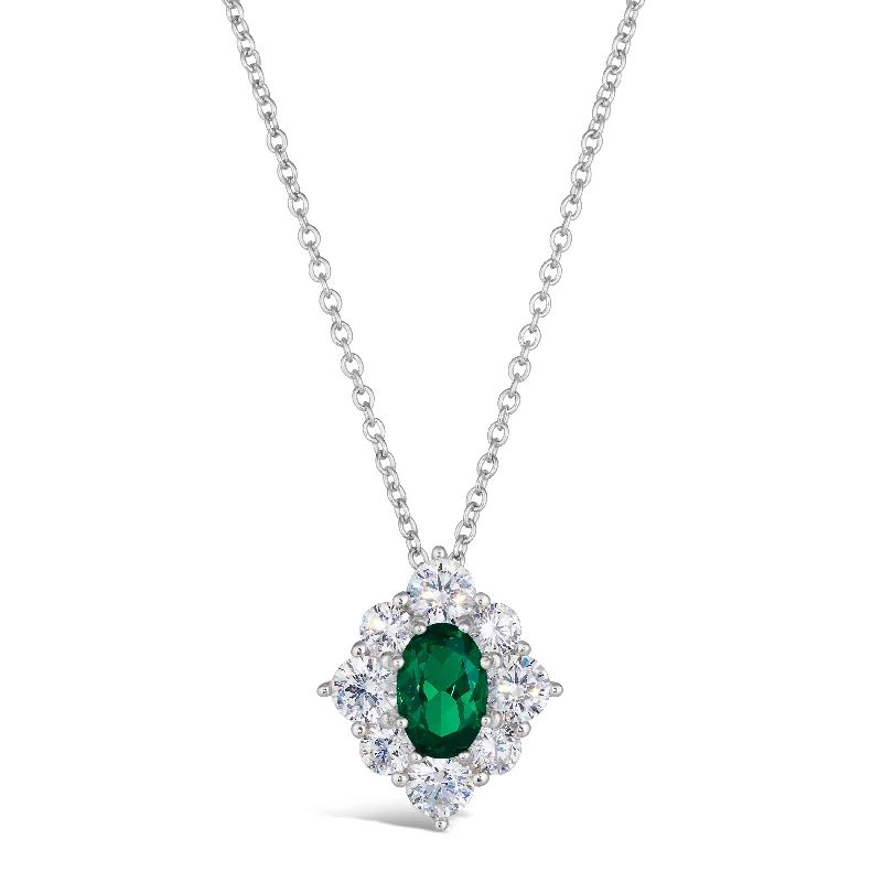 New Arrivals Emerald Ring Rodeo Drive Necklace