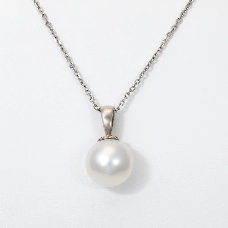 New Arrivals on Discount Opal Necklace 14kt White Gold South Sea Pearl Pendant