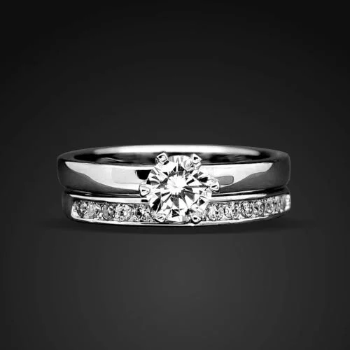 Unbeatable Savings Await Simple Earrings 925 Sterling Silver Engagement Ring Set 2 piece Womens Wedding Rings Unbeatable Savings Await Simple Earrings 925 Sterling Silver Engagement Ring Set 2 piece Womens Wedding Rings