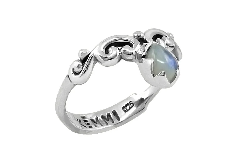 Huge Discounts, Unbeatable Offers Silver Chain Silver Moonstone Cyrene Ring