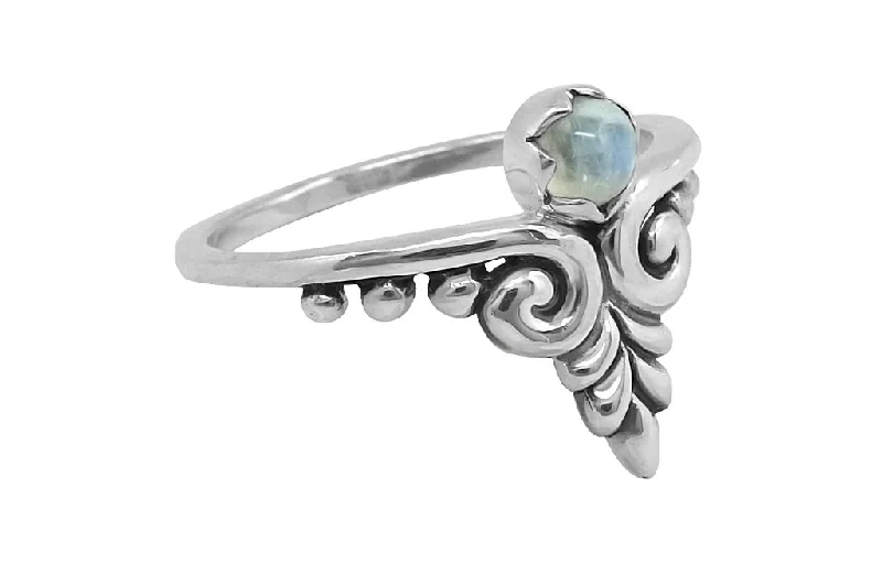 Shop Now, Save Big Bucks Custom Necklace Silver Moonstone Ivy Ring