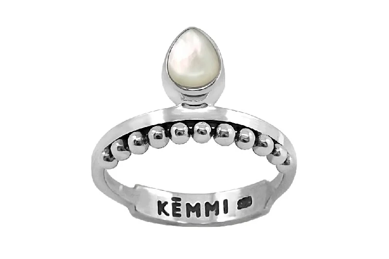 Be the First to Rock the Latest Trends Personalized Bracelet Silver Raindrop Ring