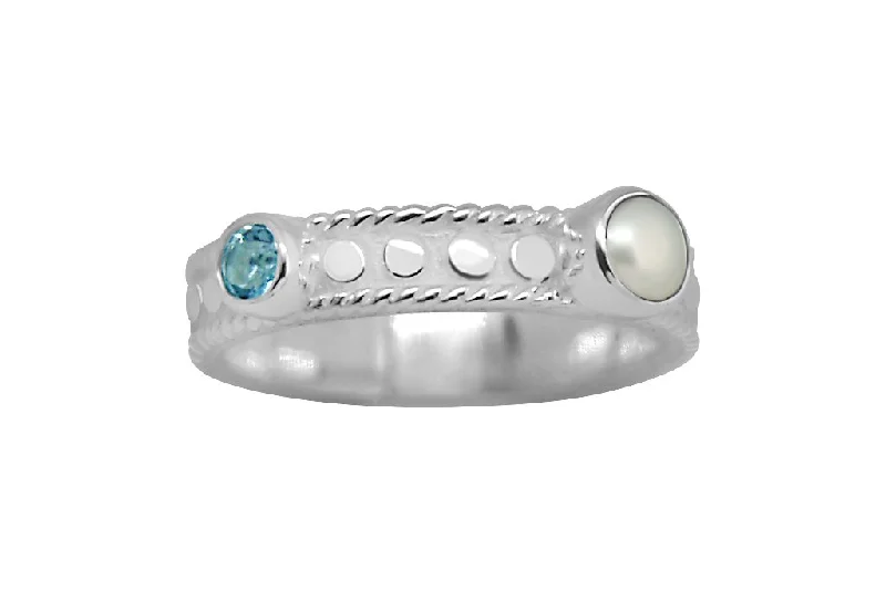 Limited - Edition Collections Now on Sale Bold Earrings White Silver Gemini Ring