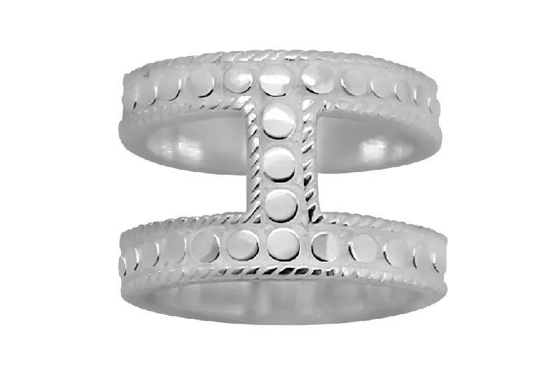 Big Savings, Big Smiles Sapphire Ring White Silver Gravity Ring
