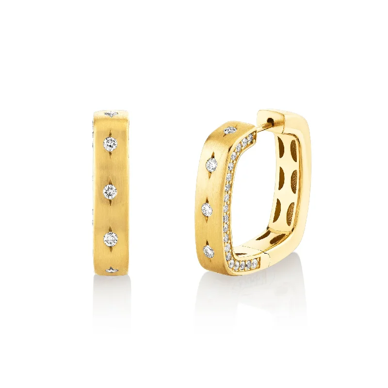 Buy More, Save More Gemstone Jewelry 12 Wishes Diamond Hoops