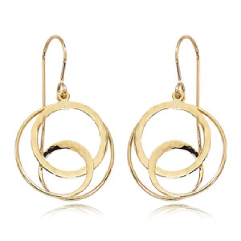Buy More, Save More Gemstone Earrings 14k Gold Interlocking Loop Earrings