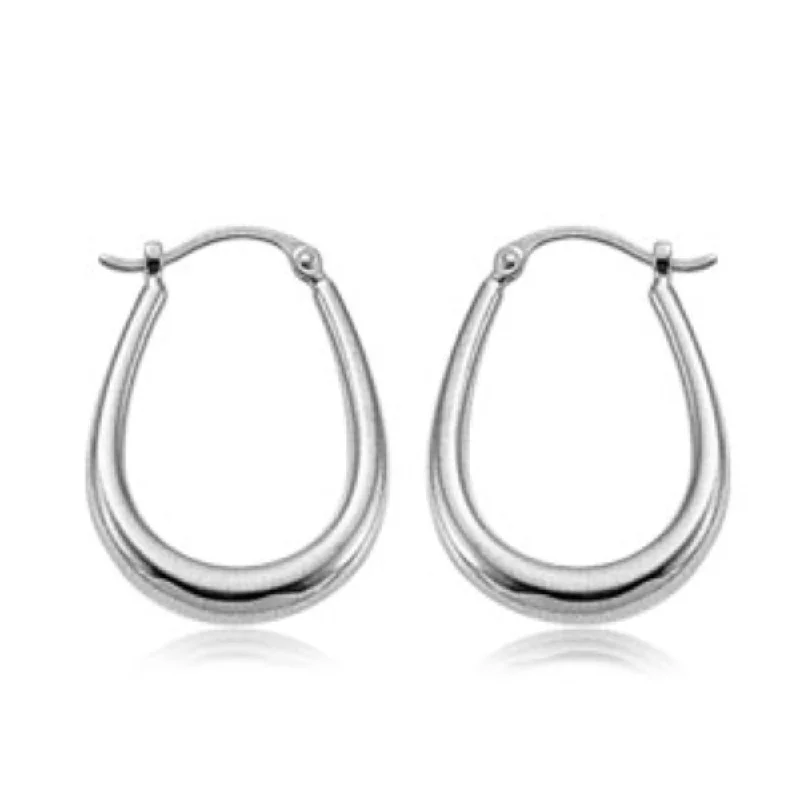 Season - End Clearance Black Pearl Necklace 14k Gold U Shape Hoop Earrings