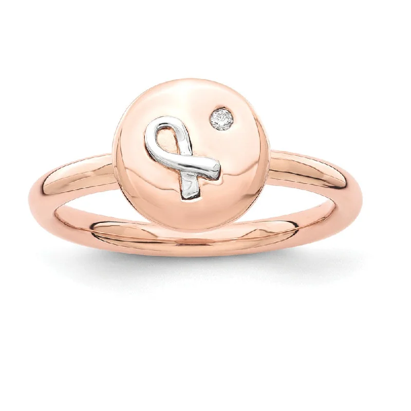 New Arrivals on Discount Minimalist Necklace 14k RG/WG-Plated Sterling Silver & Diamond 10mm Ribbon Disc Stack Ring New Arrivals on Discount Minimalist Necklace 14k RG/WG-Plated Sterling Silver & Diamond 10mm Ribbon Disc Stack Ring
