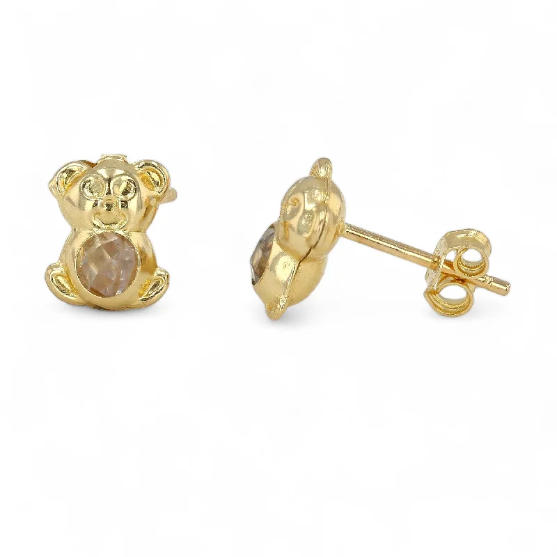 Unbeatable Savings Await Luxury Earrings 14K Yellow Gold Litle Bear Studs with CZ-227631 Unbeatable Savings Await Luxury Earrings 14K Yellow Gold Litle Bear Studs with CZ-227631