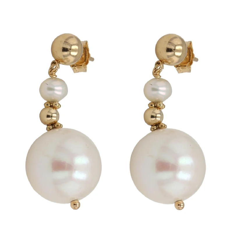 Clearance Sale Trendy Necklace 14K Yellow gold fresh water EFFY pearl dangling-14263 Clearance Sale Trendy Necklace 14K Yellow gold fresh water EFFY pearl dangling-14263