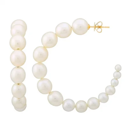 Limited - Edition Collections Now on Sale Cuff Bracelet 14K Yellow Gold Graduating Pearl Large Earrings Limited - Edition Collections Now on Sale Cuff Bracelet 14K Yellow Gold Graduating Pearl Large Earrings