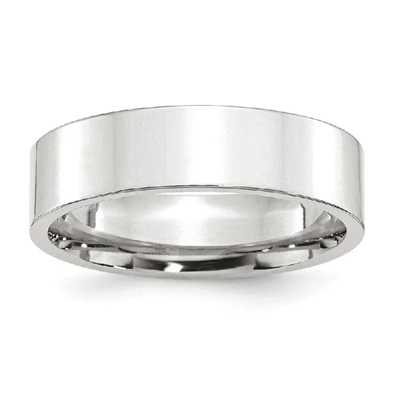 Limited - Edition Collections Now on Sale Choker Necklace 4mm to 6mm Platinum Polished Flat Comfort Fit Band Limited - Edition Collections Now on Sale Choker Necklace 4mm to 6mm Platinum Polished Flat Comfort Fit Band