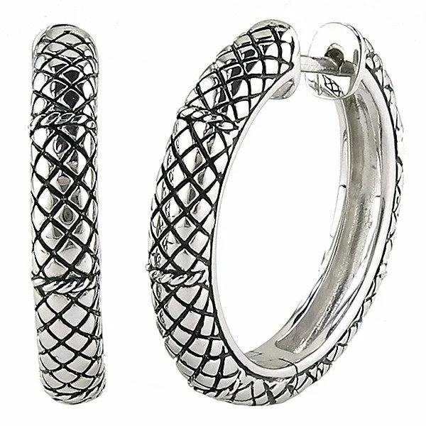 Exclusive Offers for Our Valued Customers Handmade Bracelet Andrea Candela Sterling Silver Round Large Hoop Earrings- Pasion De Plata Exclusive Offers for Our Valued Customers Handmade Bracelet Andrea Candela Sterling Silver Round Large Hoop Earrings- Pasion De Plata