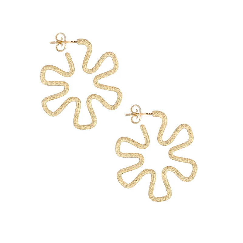 New Arrivals Margherita 9K Gold Hoops