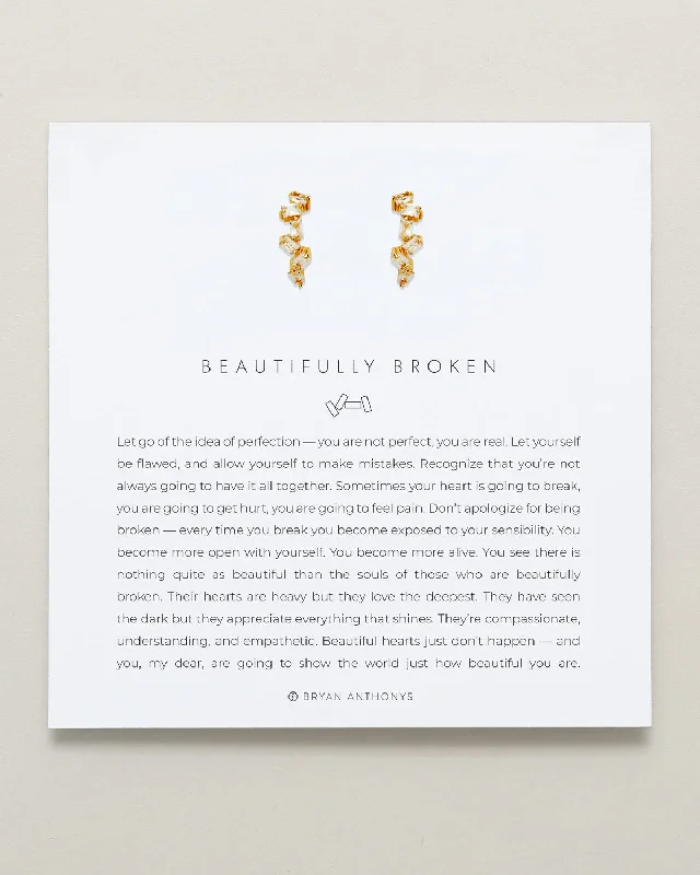 Huge Discounts, Unbeatable Offers Elegant Pendant Beautifully Broken Hoop Earrings