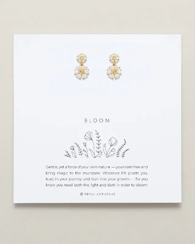 Huge Discounts, Unbeatable Offers Statement Earrings Bloom Drop Earrings