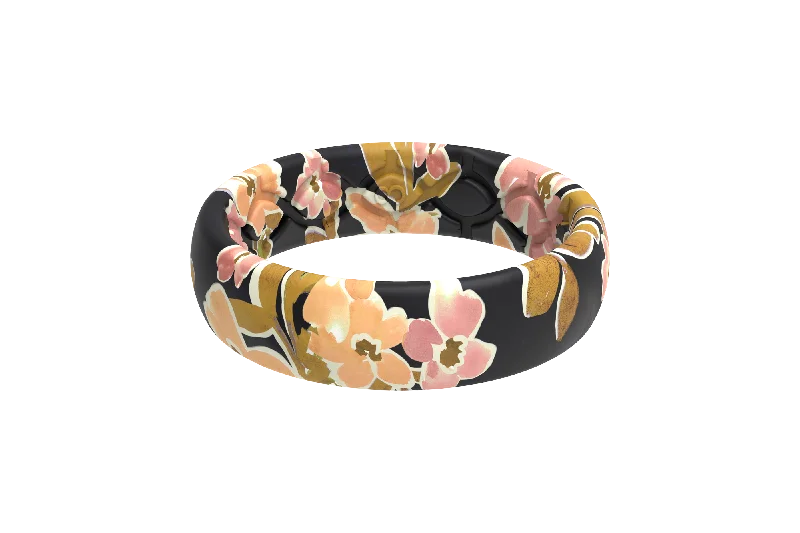 Big Savings, Big Smiles Black Pearl Necklace Blush Thin Ring