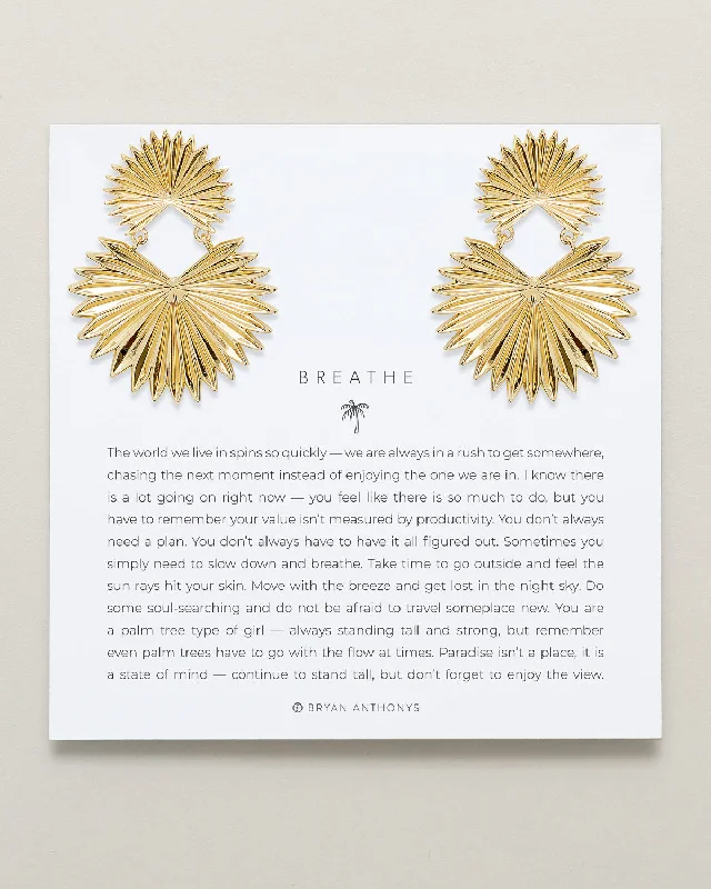 Clearance Sale Onyx Bracelet Breathe Statement Earrings
