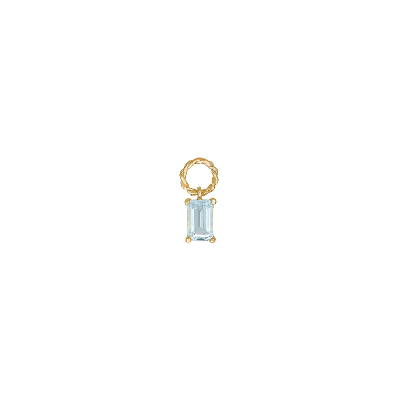Clearance Sale Reef 18K Gold Plated Earring w. Topaz