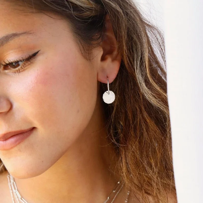 Black Friday - Style Deals All Week Long Unique Pendant Coin Hoops