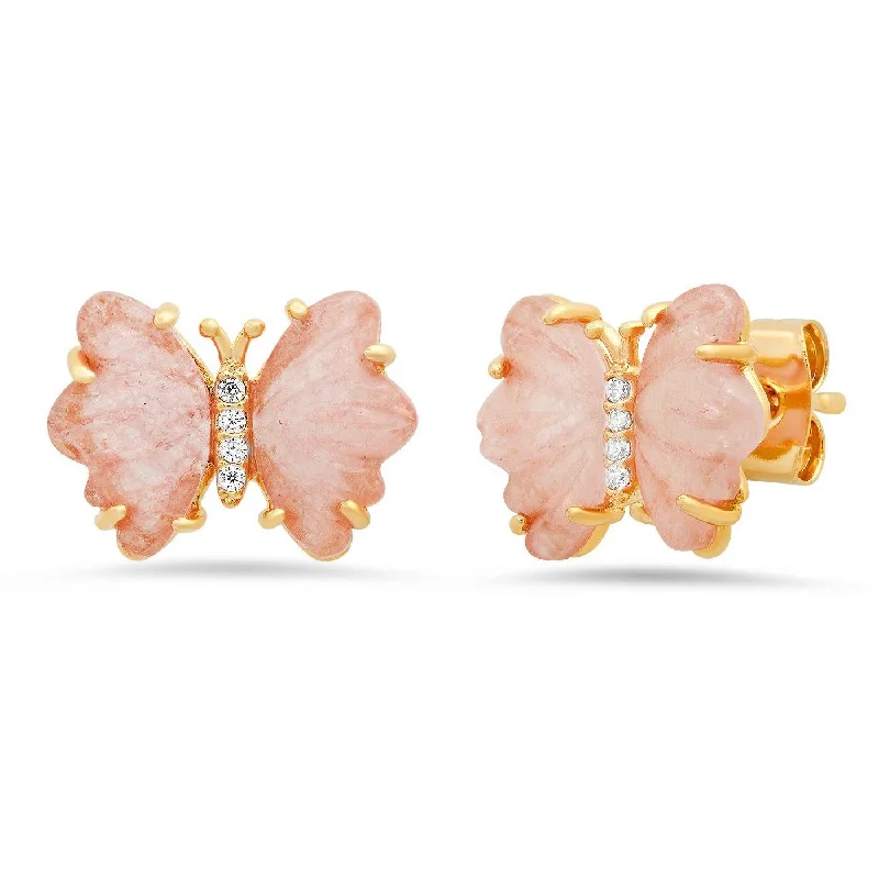 Limited Time, Unlimited Deals Infinity Necklace TAI PASTEL ROSE QUARTZ BUTTERFLY STUDS Limited Time, Unlimited Deals Infinity Necklace TAI PASTEL ROSE QUARTZ BUTTERFLY STUDS