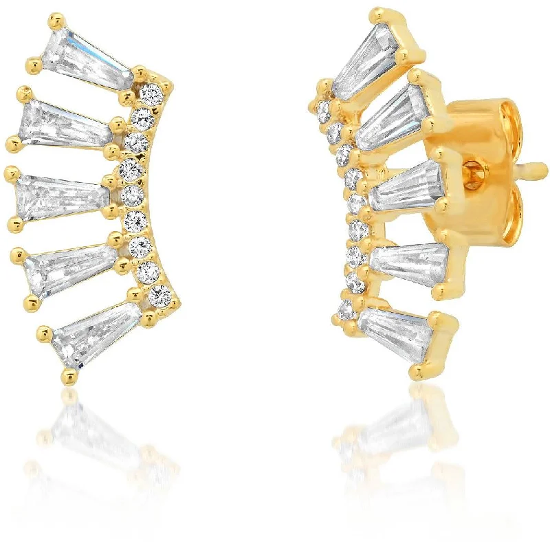 New Arrivals Round Cut Ring TAI Baguette Fan Crawler