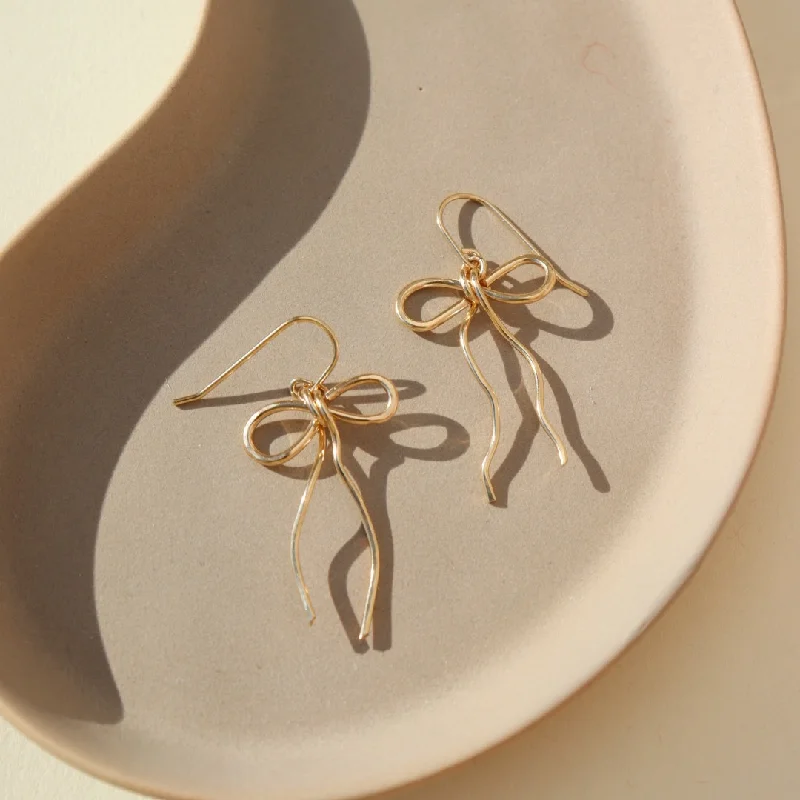 Shop Comfortably at Home Silver Bracelet Coquette Bow Earrings
