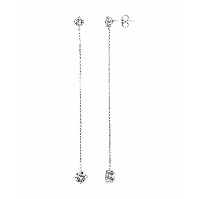 Be the First to Rock the Latest Trends Onyx Bracelet CRISLU Chain Prong Set Linear Earrings Finished in Pure Platinum Be the First to Rock the Latest Trends Onyx Bracelet CRISLU Chain Prong Set Linear Earrings Finished in Pure Platinum