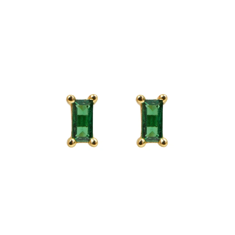 Unbeatable Savings Await Rose Gold Bangle Baguette Studs